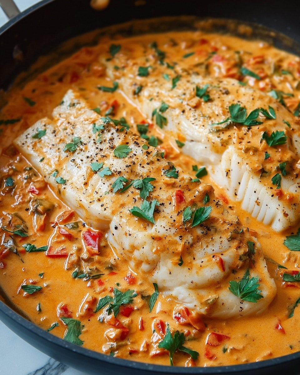 Savor Tilapia in Roasted Pepper Sauce – A Flavor Delight Recipe - Recipe Image