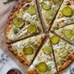 Dill Pickle and Garlic Pizza Recipe