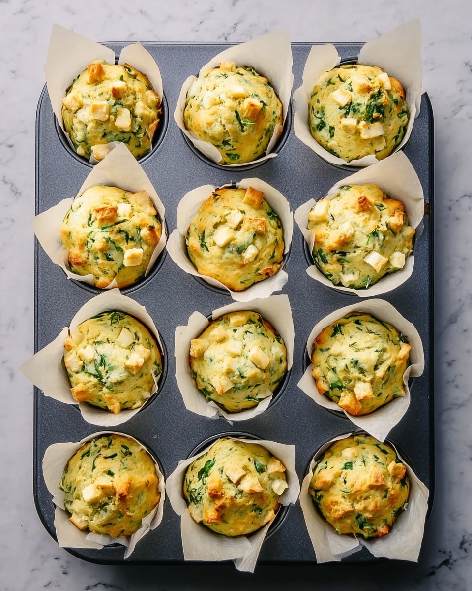Vegan Chickpea Flour Frittata Muffins Recipe - Recipe Image