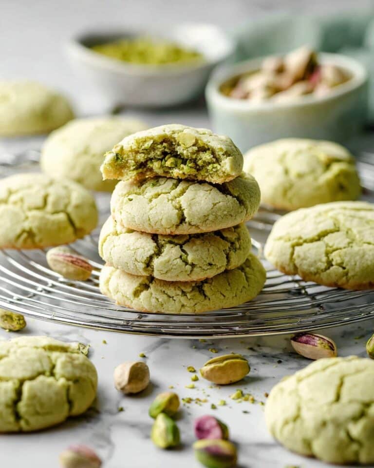 Grain-Free Pistachio Italian Wedding Cookies Recipe