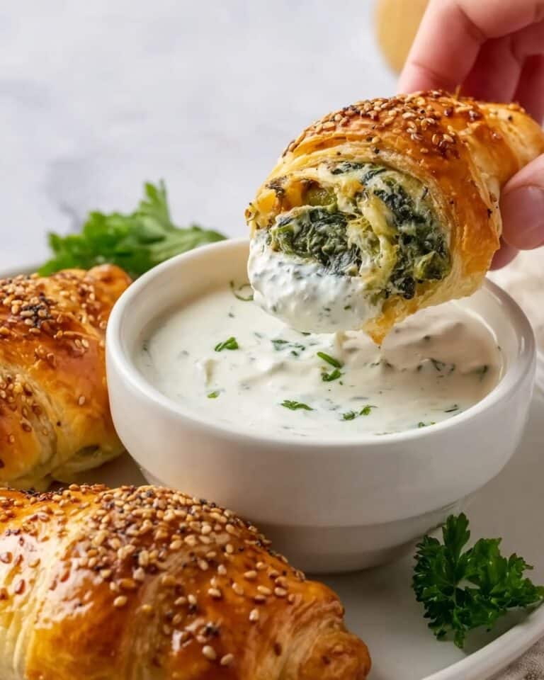 Rice Paper Spanakopita Spirals Recipe