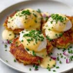Easy Latke Eggs Benedict Recipe