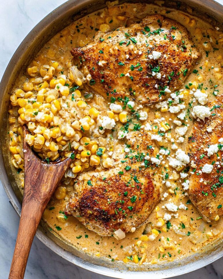 Creamy Chicken and Corn Skillet Recipe