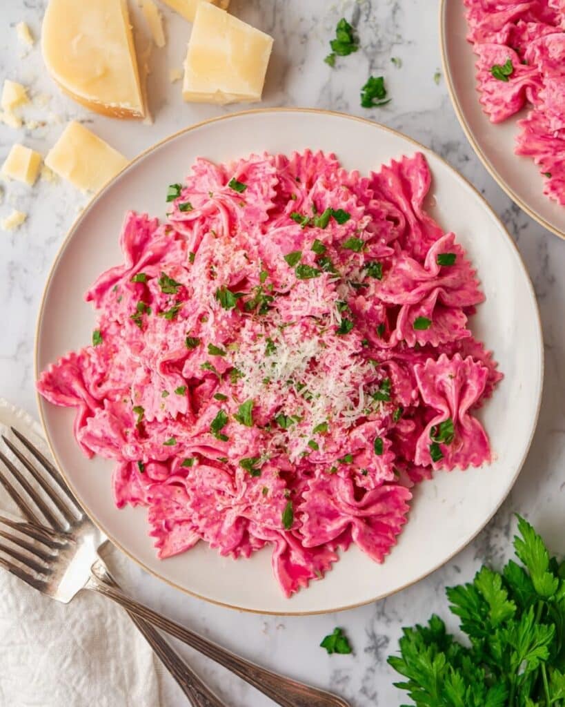 Quick & Easy Creamy Beet Pasta Recipe