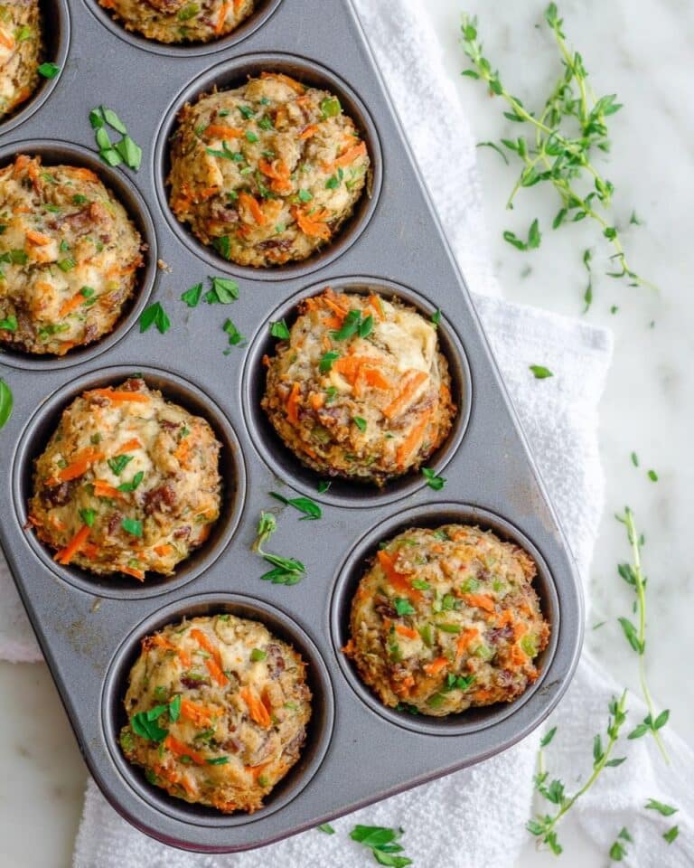 Veggie-Loaded Mini Meatloaves Recipe