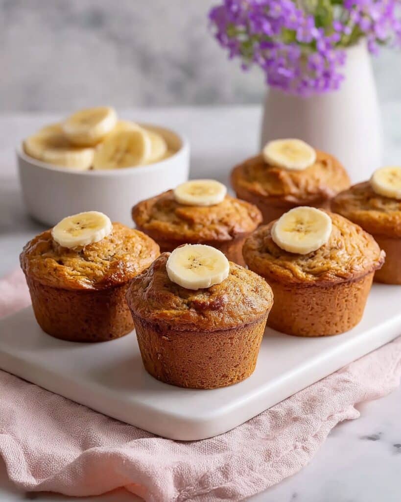Cinnamon Banana Cottage Cheese Muffins Recipe