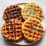 Keto Chaffles - 4 Flavor Variations Recipe