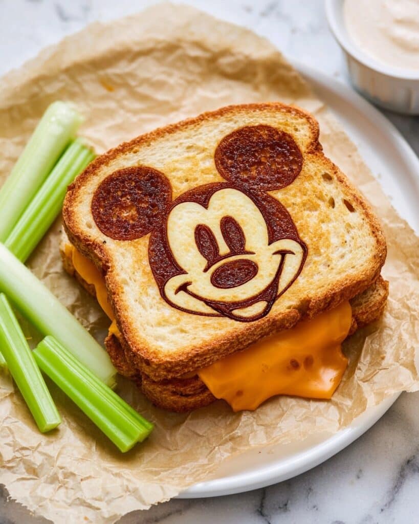 Mickey Buffalo Chicken Grilled Cheese Recipe