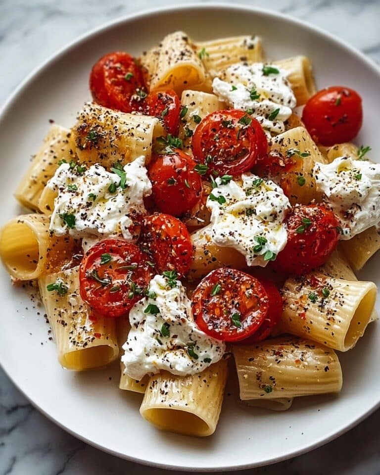 Roasted Tomato Garlic Pasta Recipe