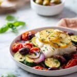 Tender 20 Minute Mediterranean Baked Cod Recipe