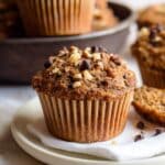 Hearty Whole Wheat Banana Zucchini Muffins Recipe