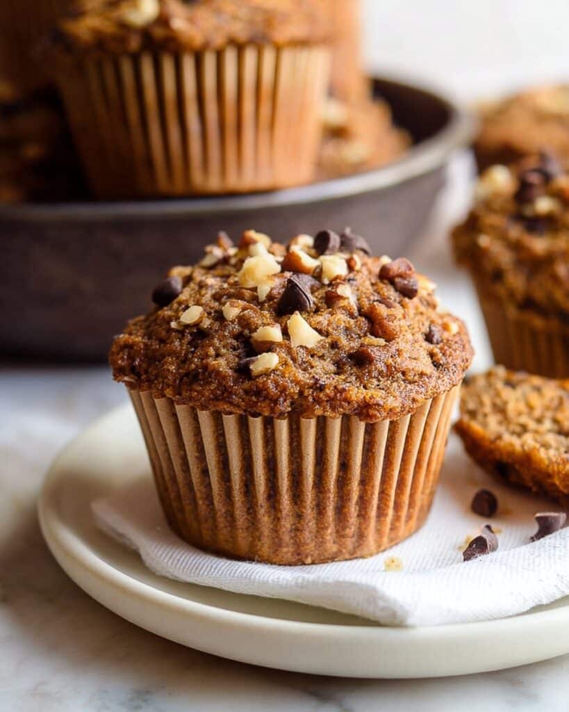 Hearty Whole Wheat Banana Zucchini Muffins Recipe