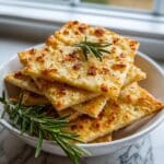 2-Ingredient Cottage Cheese Crackers – Easy, Crispy & Irresistible Recipe