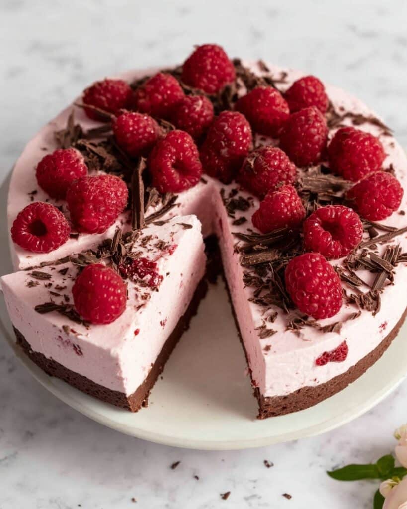 Chocolate Raspberry Mousse Cake Recipe