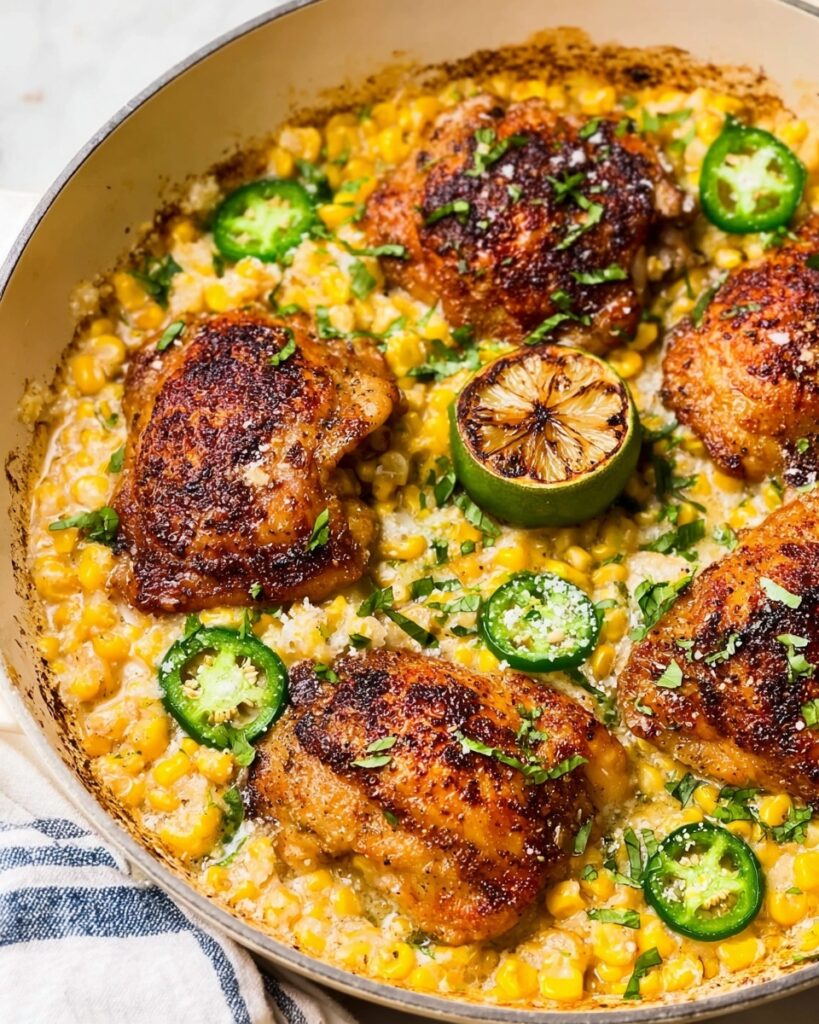 One Pan Cheesy Jalapeño Chicken Recipe