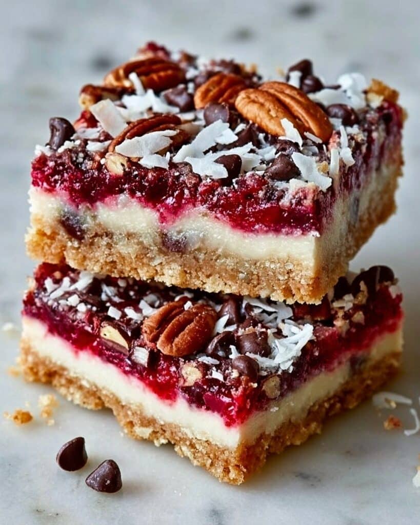 Raspberry Coconut Magic Bars Recipe