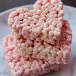 Strawberry Heart Rice Krispie Treats Recipe