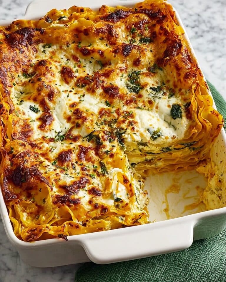 Italian Butternut Squash and Spinach Lasagna Recipe