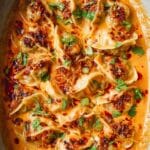 Baked Coconut Curry Dumplings with Fresh Garnishes Recipe