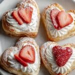 Strawberry Cream Cheese Heart Danishes Recipe