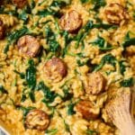 Creamy One Pot Chicken Sausage and Rice Recipe