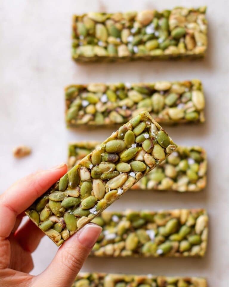 Salted Honey Pumpkin Seed Bars Recipe