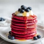 Pink Beet Pancakes Recipe