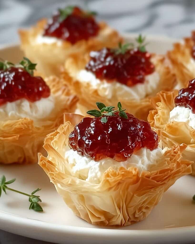 Pepper Jelly & Cream Cheese Puff Pastry Bites Recipe