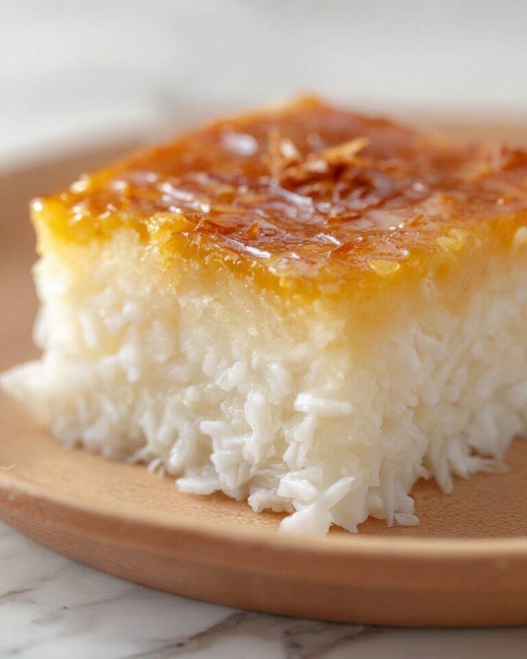 Sticky Coconut Cake (Wingko Babat) Recipe