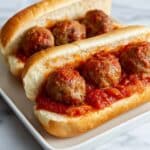 Mini Football Meatball Subs Recipe