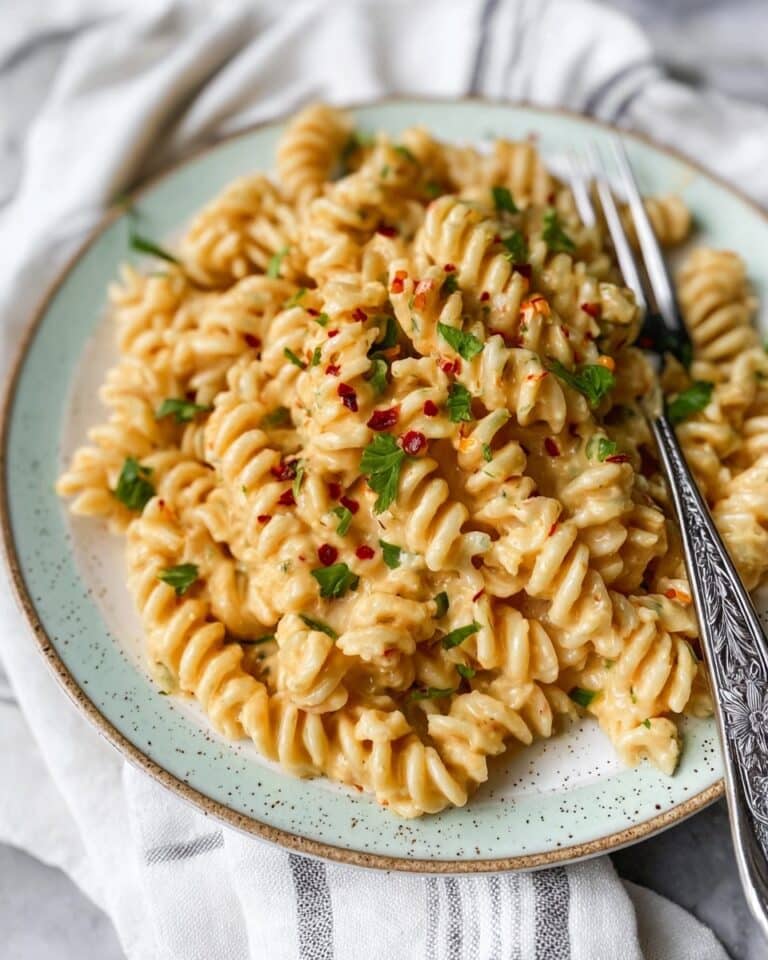 Creamy White Bean Pasta with Lemon and Parsley Recipe