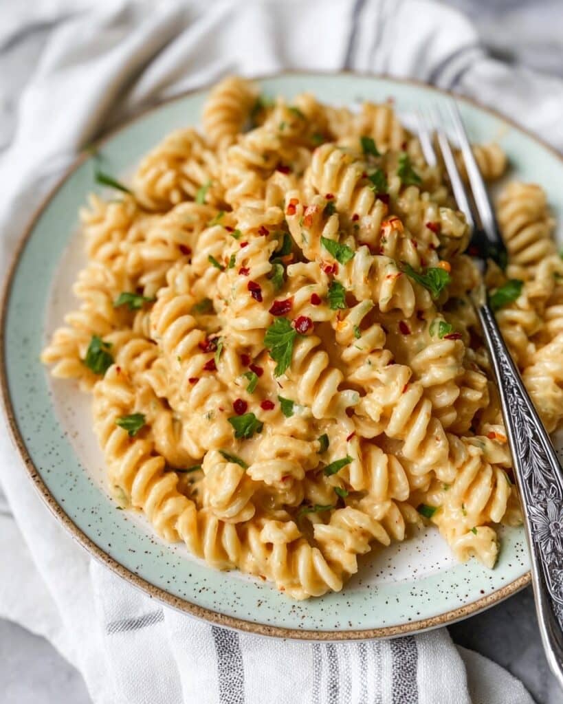 Creamy White Bean Pasta with Lemon and Parsley Recipe