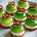 Green Chocolate-Dipped Grapes with Gold Sprinkles for St. Patrick’s Day Recipe