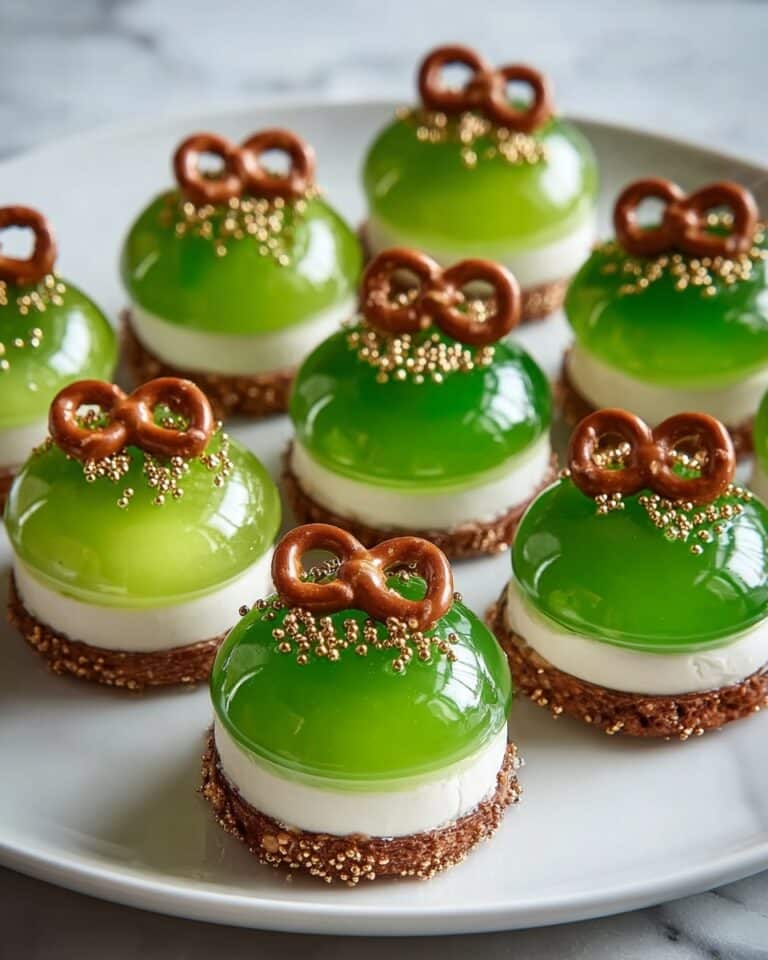 Green Chocolate-Dipped Grapes with Gold Sprinkles for St. Patrick’s Day Recipe