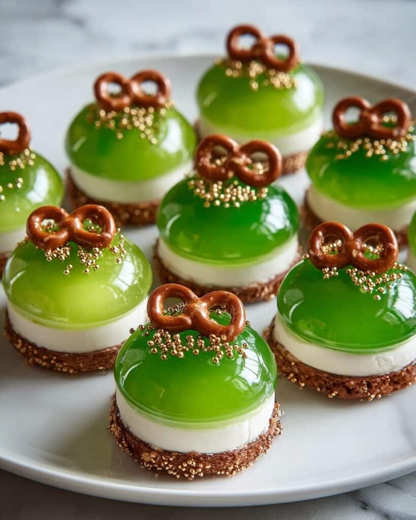 Green Chocolate-Dipped Grapes with Gold Sprinkles for St. Patrick’s Day Recipe
