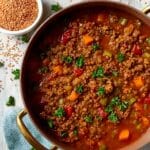 Simple Ground Turkey Lentil Soup Recipe