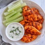 Air Fryer Buffalo Chicken Tenders (No Breading) Recipe