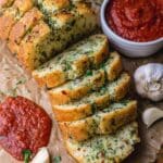 Easy Sourdough Garlic Bread Recipe