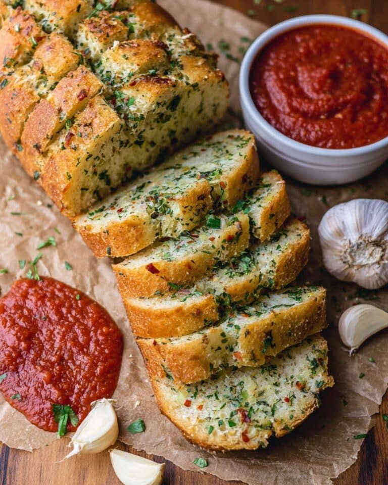 Easy Sourdough Garlic Bread Recipe