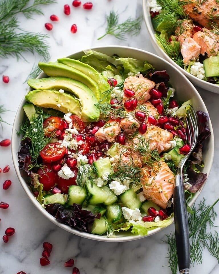 Avocado Smoked Salmon Salad with Dijon Honey Vinaigrette Recipe