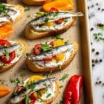 Sardine Toasts with Goat Cheese Recipe