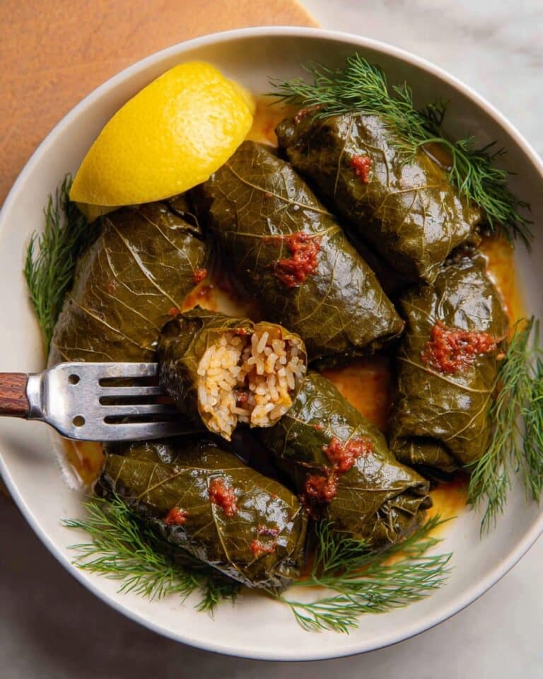 Rice Stuffed Chard Leaves (Chard Rolls) Recipe