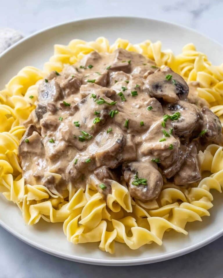 Beef Stroganoff with Cream of Mushroom Soup Recipe