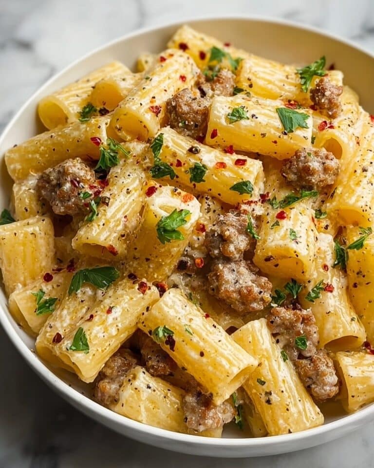 Creamy Italian Sausage Rigatoni Recipe