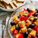 Marinated Cheese, Peppers, and Olives Recipe