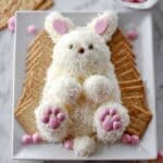 Sweet Bunny Butt Cheese Ball Easter Dessert Dip Recipe