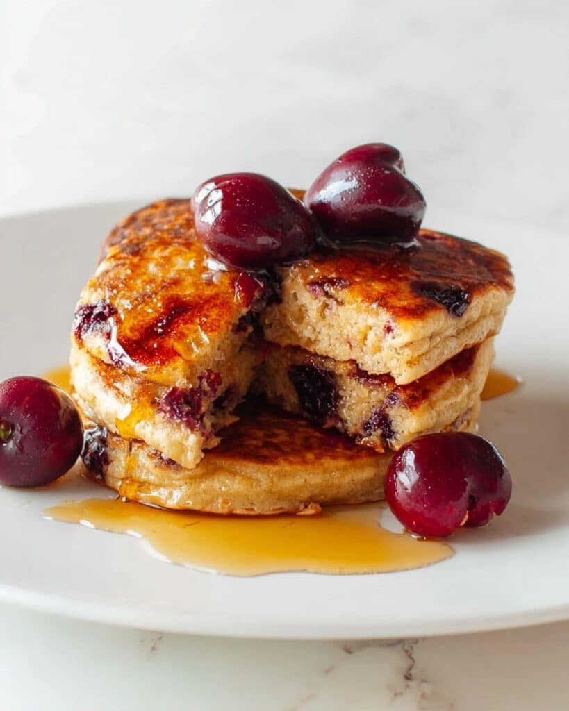 Healthy Cherry Pancakes Recipe
