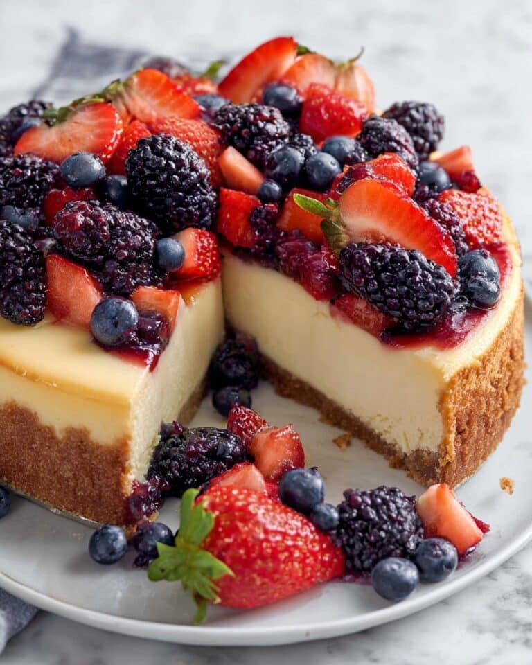 Best Instant Pot Cheesecake with Mixed Berry Topping Recipe