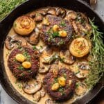 Filet Mignon with Creamy Mushroom Shallot Sauce Recipe