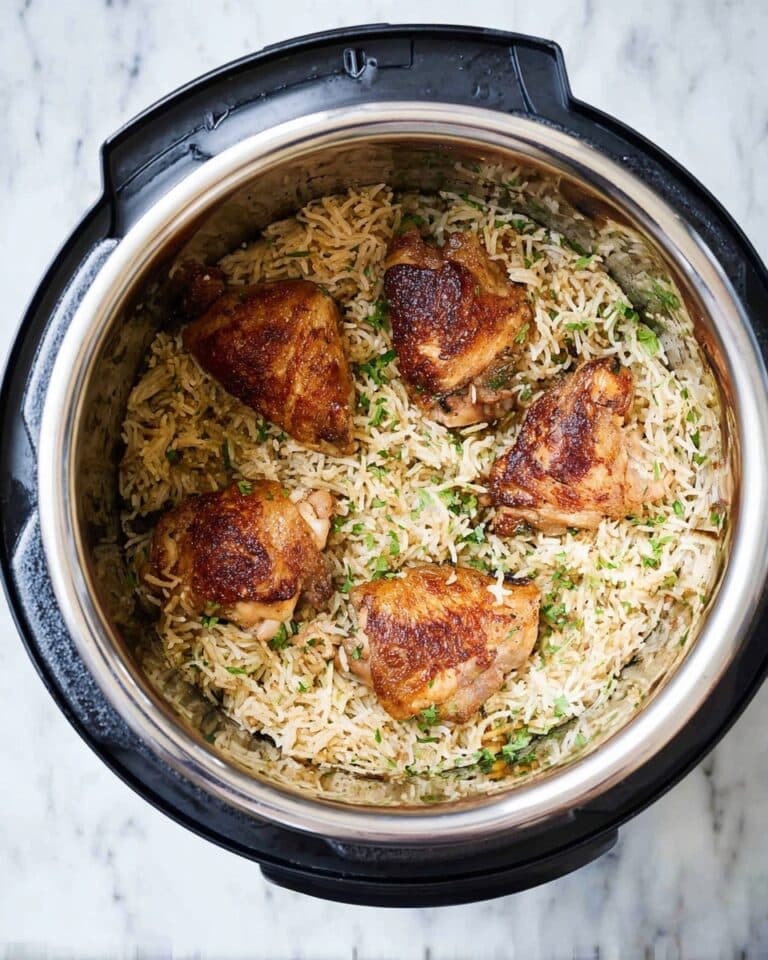 Instant Pot Garlic Herb Chicken and Rice Recipe